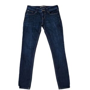 Express Low Rise Blue Skinny Legging Denim Jeans 2R